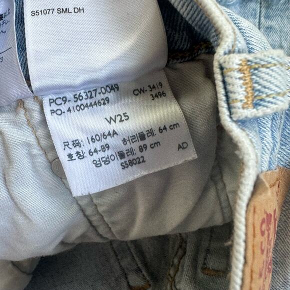 Levi’s 501® HIGH RISE WOMEN'S SHORTS W25 - Picture 9 of 11